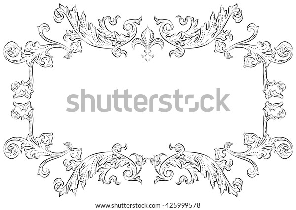Classic Acanthus Frame\
Ornate frames,\
decorative ornaments, flourish and scroll\
elements