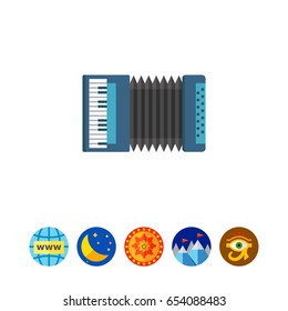 Classic accordion icon
