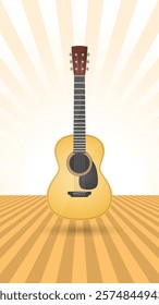 Classic acoustic instrument guitar v2 - Creatitime