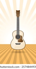 Classic acoustic instrument guitar v3 - Creatitime