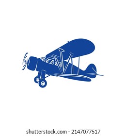 Classic Airplane design vector. Icon Symbol. Template Illustration