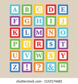 alphabet blocks for toddlers