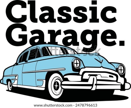 Classic American New Yorker Car Vintage