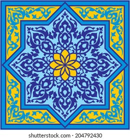 classic antique islamic  vector ornament