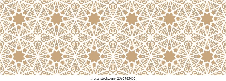 Classic arabesque design with Islamic-inspired geometric patterns, crafted for Arabic ornamentation, vector art, Ramadan backgrounds, and Islamic textures.