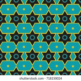Classic Arabic Geometric seamless pattern
