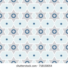 Classic Arabic Geometric seamless pattern