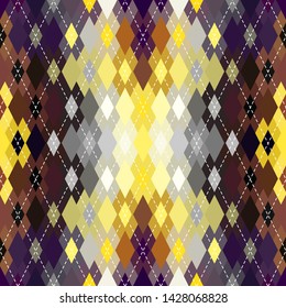 Classic argyle seamless pattern background. Vector image.