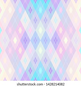Classic argyle seamless pattern background. Vector image.