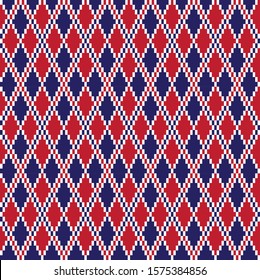 Classic Argyle Seamless Pattern - This is a classic argyle, diamond shape pattern suitable for website resources, graphics, print designs, fashion textiles and etc.