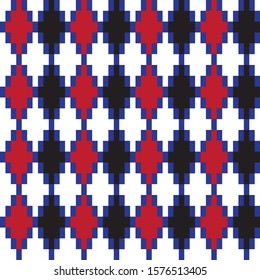 Classic Argyle Seamless Pattern - This is a classic argyle, diamond shape pattern suitable for website resources, graphics, print designs, fashion textiles and etc.