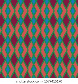 Classic Argyle Seamless Pattern - This is a classic argyle, diamond shape pattern suitable for website resources, graphics, print designs, fashion textiles and etc.
