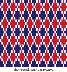 Classic Argyle Seamless Pattern for website resources, graphics, print designs, fashion textiles and etc.