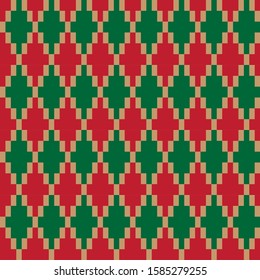 Classic Argyle Seamless Pattern for website resources, graphics, print designs, fashion textiles and etc.