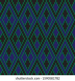 Classic Argyle Seamless Pattern for website resources, graphics, print designs, fashion textiles and etc.