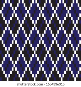 Classic Argyle Seamless Pattern for website resources, graphics, print designs, fashion textiles and etc.