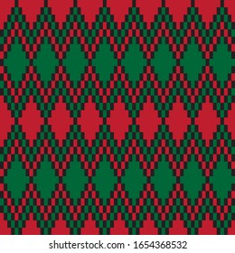 Classic Argyle Seamless Pattern for website resources, graphics, print designs, fashion textiles and etc.