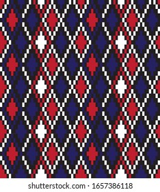 Classic Argyle Seamless Pattern for website resources, graphics, print designs, fashion textiles and etc.