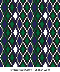 Classic Argyle Seamless Pattern for website resources, graphics, print designs, fashion textiles and etc.