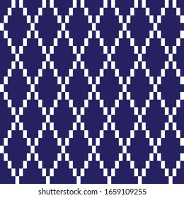Classic Argyle Seamless Pattern for website resources, graphics, print designs, fashion textiles and etc.