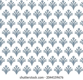 Classic Art Deco Seamless blue Pattern. Geometric Stylish Texture. Abstract Retro Vector Texture.Vector abstract arabesque seamless pattern. Geometric classic background. Vintage art deco texture.
