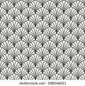 Classic Art Deco Seamless Pattern. Geometric Stylish Texture. Abstract Retro Vector Texture.