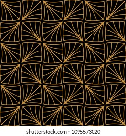 Classic Art Deco Seamless Pattern. Geometric Stylish Texture. Abstract Retro Vector Texture.