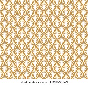 Classic Art Deco Seamless Pattern. Geometric Stylish Texture. Abstract Retro Vector Texture.