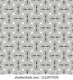 Classic Art Deco Seamless Pattern. Geometric Stylish Texture. Abstract Retro Vector Texture.