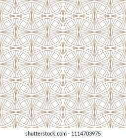 Classic Art Deco Seamless Pattern. Geometric Stylish Texture. Abstract Retro Vector Texture.