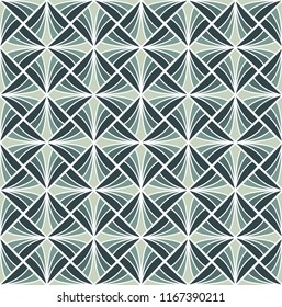 Classic art deco seamless pattern. Geometric stylish ornament. Vector antique texture.