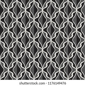 Classic art deco seamless pattern. Geometric stylish ornament. Vector antique texture.