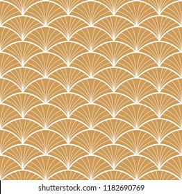 Classic Art Deco Seamless Pattern. Geometric Stylish Texture. Abstract Retro Vector Texture.