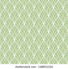 Classic Art Deco Seamless Pattern. Geometric Damask Stylish Texture. Abstract Retro Vector Texture.