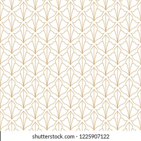 Classic Art Deco Seamless Pattern. Geometric Stylish Texture. Abstract Retro Vector Texture.