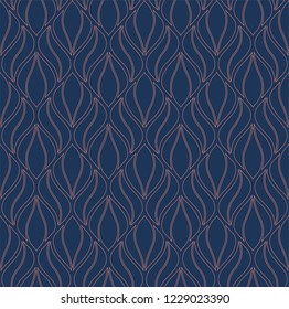 Classic Art Deco Seamless Pattern. Geometric Stylish Texture. Abstract Retro Vector Texture.
