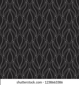 Classic Art Deco Seamless Pattern. Geometric Stylish Texture. Abstract Retro Vector Texture.