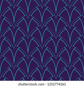 Classic Art Deco Seamless Pattern. Geometric Stylish Texture. Abstract Retro Vector Texture.
