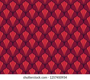 Classic art deco seamless pattern. Geometric stylish ornament. Vector antique texture.