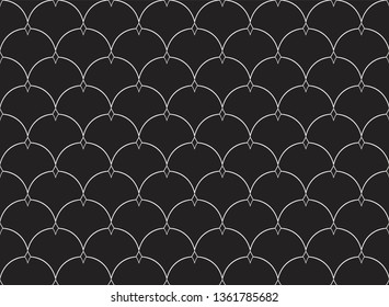 Classic art deco seamless pattern. Geometric stylish ornament. Vector antique texture.
