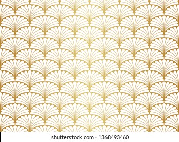 Classic Art Deco Seamless Pattern. Geometric Stylish Texture. Abstract Retro Vector Texture.