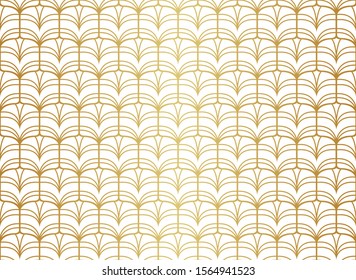 Classic Art Deco Seamless Pattern. Geometric Stylish Texture. Abstract Retro Vector Texture.