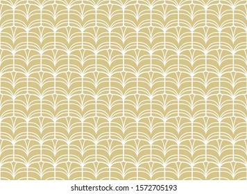 Classic Art Deco Seamless Pattern. Geometric Stylish Texture. Abstract Retro Vector Texture.