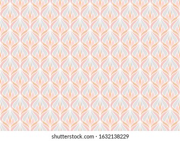 Classic Art Deco Seamless Pattern. Geometric Stylish Texture. Abstract Retro Vector Texture.