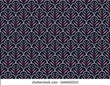 Classic Art Deco Seamless Pattern. Geometric Stylish Texture. Abstract Retro Vector Texture.