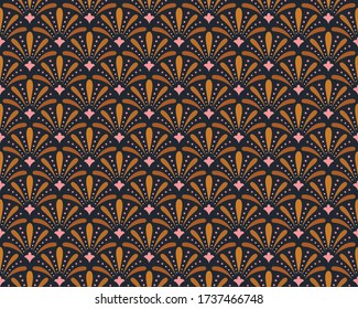 Classic Art Deco Seamless Pattern. Geometric Stylish Texture. Abstract Retro Vector Texture.