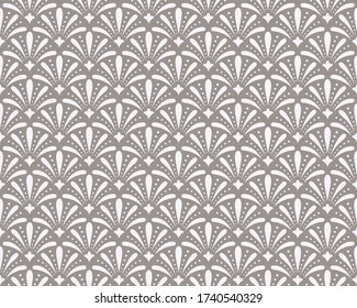 Classic Art Deco Seamless Pattern. Geometric Stylish Texture. Abstract Retro Vector Texture.