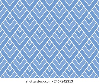 Patrón clásico sin costuras Art Deco. Textura geométrica elegante. Abstractas textura de Vector retro.