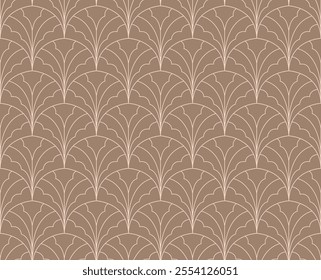 Classic Art Deco Seamless Pattern. Geometric Stylish Texture. Abstract Retro Vector Texture.