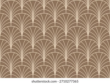 Classic Art Deco Seamless Pattern. Geometric Stylish Texture. Abstract Retro Vector Texture.